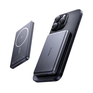 Mcdodo MC-4641 20W 5000mAh Metal Ultra İnce Manyetik Kablosuz Powerbank Siyah - Görsel 1