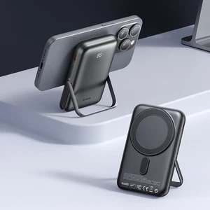 Mcdodo MC-1511 20w 10000 mAh Katlanabilir Magsafe Powerbank Siyah - Görsel 2