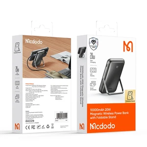 Mcdodo MC-1511 20w 10000 mAh Katlanabilir Magsafe Powerbank Siyah - Görsel 10