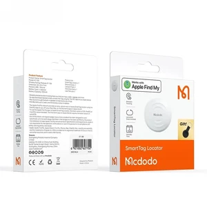 Mcdodo AT-7200 SmartTag Find My Uyumlu Akıllı Takip Cihazı Beyaz - Görsel 6