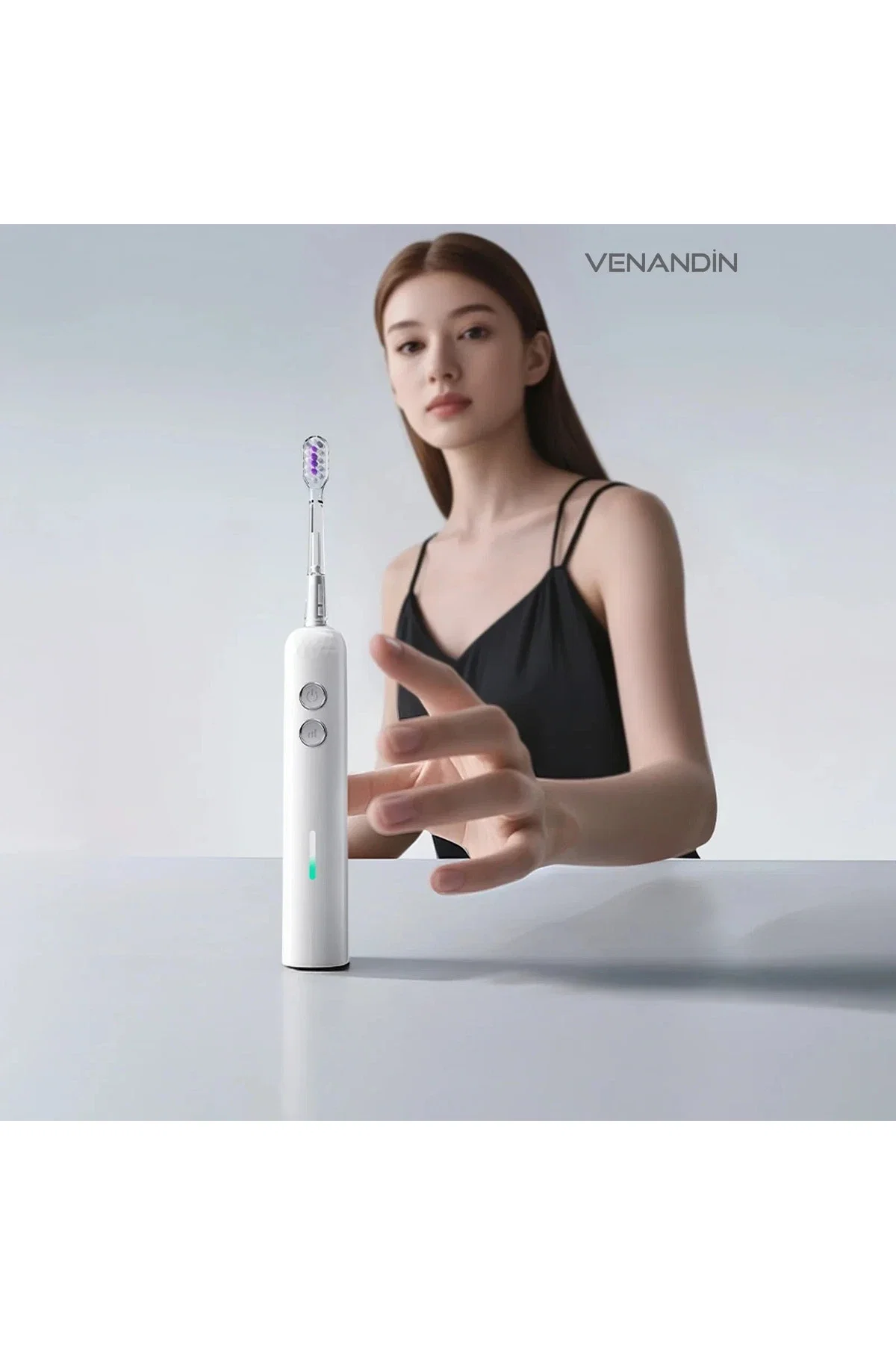 Oravix Sonic Elektrikli Diş Fırçası 39.000 Titreşim 3 Mod 3 Yoğunluk 2000 mAh Type-C IPX7 - Görsel 3