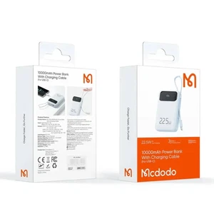 Mcdodo MC-3244 10000mAh Type-C 22.5W Powerbank Mavi - Görsel 4