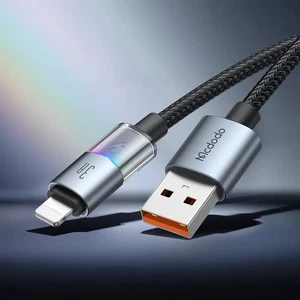 Mcdodo CA-8170 Usb-ATo Lightning 7 Renkli Işıklı 1.2m Kablo - Görsel 3