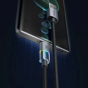 Mcdodo CA-8180 100W 6A Usb-A to Type-c 7 Renkli Işıklı 1.2m Kablo - Görsel 3