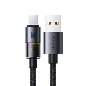 Mcdodo CA-8180 100W 6A Usb-A to Type-c 7 Renkli Işıklı 1.2m Kablo - Görsel 1