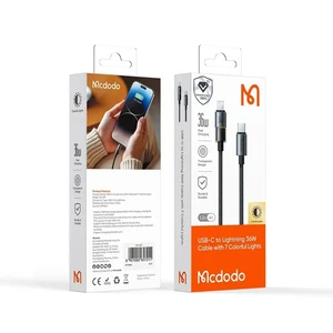 Mcdodo CA-8190 Type-c To Lightning 7 Renkli Led Işıklı 36w Kablo 1.2m - Görsel 4