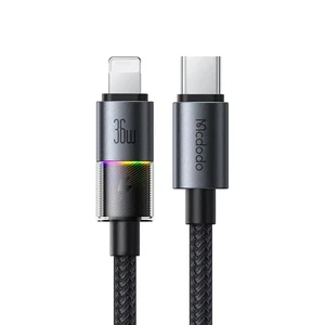 Mcdodo CA-8190 Type-c To Lightning 7 Renkli Led Işıklı 36w Kablo 1.2m - Görsel 1