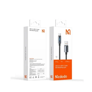 Mcdodo CA-5180 100w Usb-A to Type-c Led Işıklı 1.2m Kablo - Görsel 4
