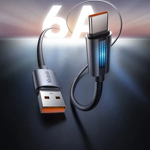 Mcdodo CA-5180 100w Usb-A to Type-c Led Işıklı 1.2m Kablo - Görsel 2