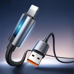 Mcdodo CA-5660 USB-A to Lightning LED Işıklı Şarj Kablosu 1.2M - Görsel 1