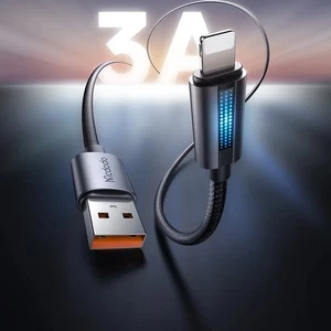 Mcdodo CA-5660 USB-A to Lightning LED Işıklı Şarj Kablosu 1.2M - Görsel 2