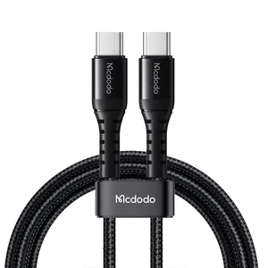 Mcdodo CA-5643 60W Type-C to Type-C Şarj ve Data Kablosu 2M Siyah - Görsel 1