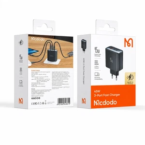 Mcdodo CH-4861 45W 2C1A Hızlı Şarj Adaptörü ve Type-C Kablo - Görsel 4
