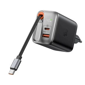 Mcdodo CH-4281 40W GaN Şarj Adaptörü Dahili Geri Çekilebilir Kablolu - Görsel 2
