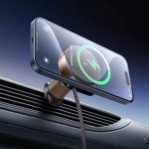 Mcdodo CH-0091 15w Magq qİ2 Kablosuz Geri Çekilebilir Kablo Araç Şarj Cihazı Ve Telefon Tutucu - Görsel 4