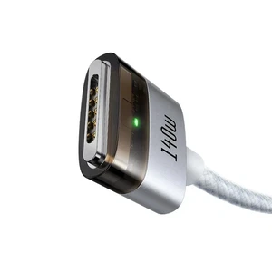 Mcdodo CA-2071 140W Type-C To MagSafe 3 Manyetik Bağlantı Kablosu 2m Beyaz - Görsel 2