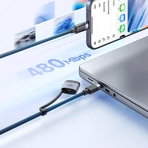 Mcdodo CA-0140 2in1 240W / 140W Type-C To Type-C + MagSafe 3 Kablosu 2m - Görsel 6