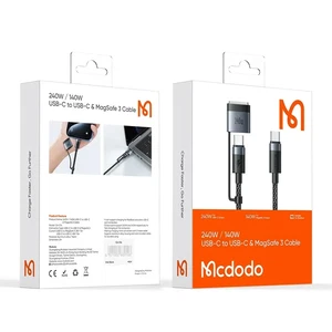 Mcdodo CA-0140 2in1 240W / 140W Type-C To Type-C + MagSafe 3 Kablosu 2m - Görsel 7