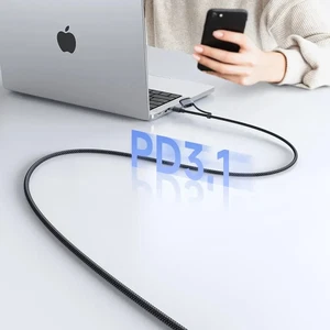 Mcdodo CA-0140 2in1 240W / 140W Type-C To Type-C + MagSafe 3 Kablosu 2m - Görsel 2