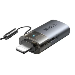 Mcdodo OT-7850 2'si 1 Arada USB-A to Lightning ve SD Kart Aktarım Adaptörü - Görsel 6