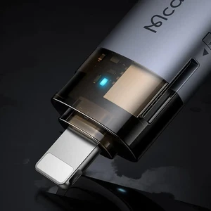 Mcdodo OT-7850 2'si 1 Arada USB-A to Lightning ve SD Kart Aktarım Adaptörü - Görsel 4