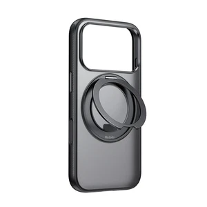 Mcdodo PC-1871 iPhone 17 Pro Yakalama Düğmeli Manyetik 360° Halka Standlı Kapak - Görsel 1