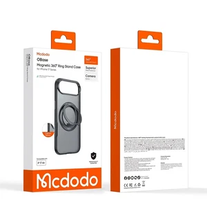 Mcdodo PC-1873 iPhone 17 Aır Kamera Düğmeli Manyetik Halka Kapak - Görsel 2
