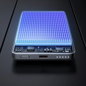 Mcdodo MC-4651 10000mAh 20w Metal Ultra İnce 16mm Manyetik Kablosuz Powerbank - Siyah - Görsel 7
