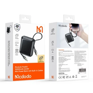 Mcdodo MC-2550 10000mAh 22.5w Dahili Kablolu Mini Powerbank - Görsel 13