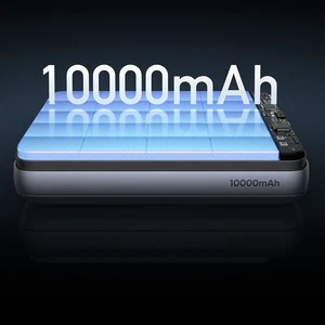Mcdodo MC-8371 10000mAh - 20w Dahili 360° Halka Standlı Metal Ultra İnce Manyetik Powerbank - Görsel 4