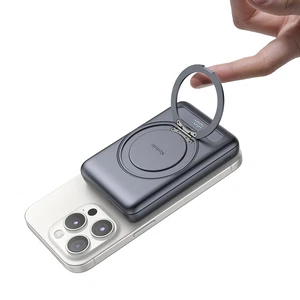 Mcdodo MC-8371 10000mAh - 20w Dahili 360° Halka Standlı Metal Ultra İnce Manyetik Powerbank - Görsel 2