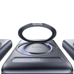 Mcdodo MC-8371 10000mAh - 20w Dahili 360° Halka Standlı Metal Ultra İnce Manyetik Powerbank - Görsel 3