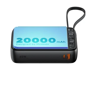 Mcdodo MC-6370 20000mAh 65w Dahili Kablolu Powerbank - Görsel 5