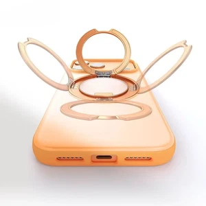 Mcdodo PC-1874 iPhone 17 Pro-Kamera Düğmeli Obase Manyetik 360° Halka Standlı Kapak - Görsel 3