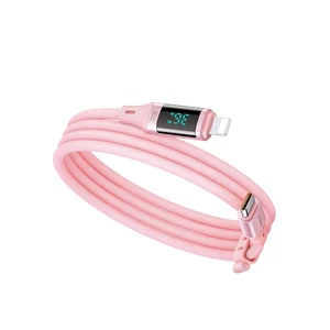 Mcdodo CA-1931 36W Type-C to Lightning Dijital Ekranlı Şarj ve Data Kablosu 1.2M Pembe - Görsel 6