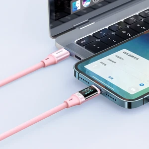 Mcdodo CA-1931 36W Type-C to Lightning Dijital Ekranlı Şarj ve Data Kablosu 1.2M Pembe - Görsel 3