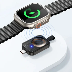 Mcdodo CH-2062 3.5w Apple Watch Için Type-c Girişli Manyetik Kablosuz Şarj Aleti - Siyah - Görsel 2