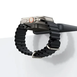 Mcdodo CH-2062 3.5w Apple Watch Için Type-c Girişli Manyetik Kablosuz Şarj Aleti - Siyah - Görsel 4