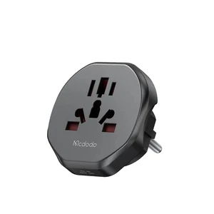 Mcdodo CP-4550 Seyahat Priz Adaptörü Siyah - Görsel 1