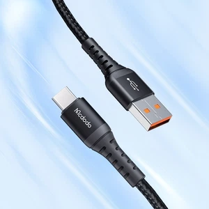 Mcdodo CA-2274 Usb-A to Type-c Q.c 4.0 - 3a Hızlı Data-şarj Kablosu 2m - Siyah - Görsel 7