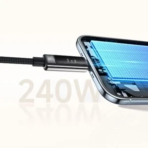 Mcdodo CA-8900 240W Type-C To Type-C OLED Ekranlı Şarj Kablosu 1.2m - Görsel 2