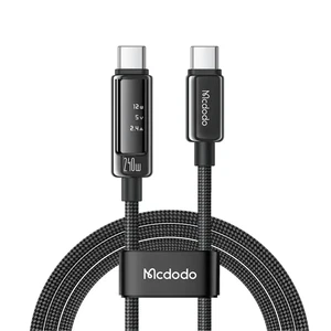 Mcdodo CA-8900 240W Type-C To Type-C OLED Ekranlı Şarj Kablosu 1.2m - Görsel 3
