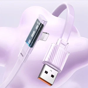 Mcdodo CA-3414 Usb-ATo Lightning 3a 20w L Kablo 1.8m Mor - Görsel 1