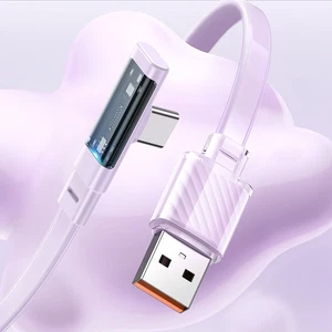 Mcdodo CA-3421 6a Usb-A to Type-c 100w L Kablo 1.2m – Mor - Görsel 1