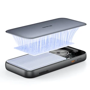 Mcdodo MC-5920 10000mAh 45W LED Ekranlı Dahili Geri Çekilebilir Kablolu Powerbank - Görsel 5