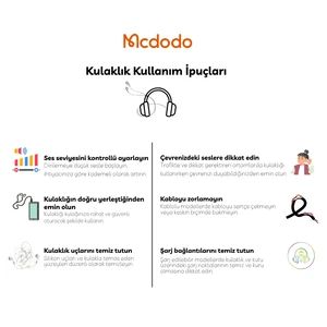 Mcdodo HP-8220 Speaka01 Serisi 134 Dilde Çeviri Kulaklığı Siyah - Görsel 7