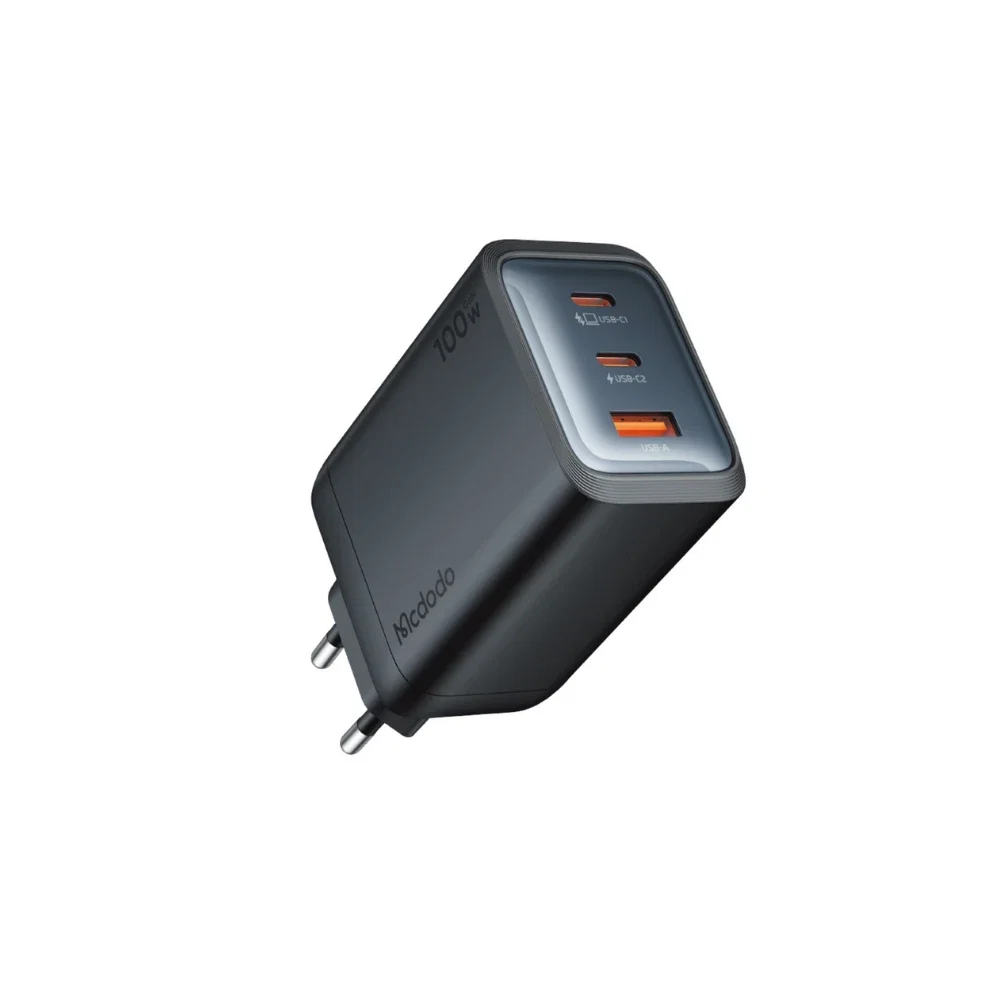 Mcdodo CH-0121 GaN Seri 100w 2c1a Mini GaN Şarj Cihazı Siyah