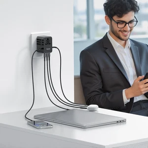 Mcdodo CP-6140 100w 3c1a Universal Seyahat Adaptörü Type-c To Type-c Kablolu - Görsel 2
