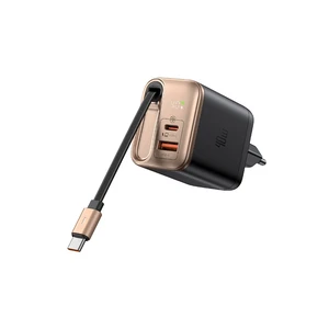 Mcdodo CH-4280 Freego 40w GaN Dahili Geri Sarılabilir Type-c Kablolu Hızlı Şarj Cihazı Titanyum - Görsel 8