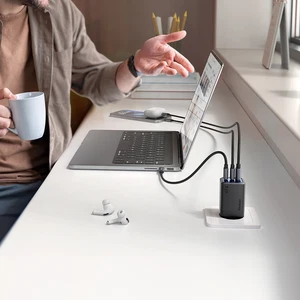 Mcdodo CH-0970 GaN Serisi 67w 2c1a Mini GaN Şarj Cihazı eu Plug – Siyah - Görsel 6